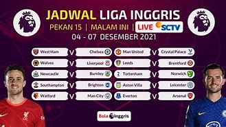 Jadwal Lengkap Liga Inggris Malam Ini