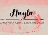 Nama Nayla Aesthetic